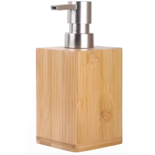Sanilo Seifenspender, Braun, Holz, 8x16x8 cm, Badaccessoires, Waschplatzzubehör, Seifenspender