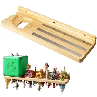GBKDQQ Tonie Regal, Aufbewahrung Wandregal TonieRegal für bis zu 32 Figuren Ideal, Perfekte Tonie Aufbewahrung für Mädchen und Junge im Kinderzimmer