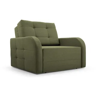 MOEBLO Kindersofa Porto 80, Schlafsessel Sofa Sessel Jugendsofa Schlafsofa 1-Sitzer Gästebett, mit Relaxfunktion gelb