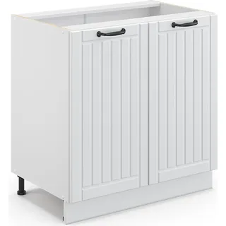 Vicco Spülenschrank Fame-Line 80 x 51,5 x 81,5 cm Weiß