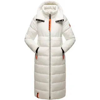 Navahoo Wintermantel orange / schwarz / offwhite L
