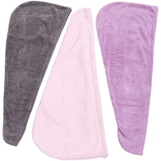 3-teiliges Mikrofaser-haarturban-set, Dick, Schnelltrocknend, Für Sport, Schwimmen Und Haarstyling