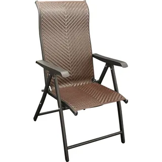 DEGAMO Klappsessel ANTIBES 57 x 109 x 108 cm braun