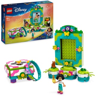 LEGO ǀ Disney Encanto Mirabels Fotorahmen und Schmuckkassette, Bauset für Kinder mit Spielzeug-Armband und der Spielfigur Mirabel Madrigal, Geschenk für Mädchen und Jungen ab 6 Jahren 43239