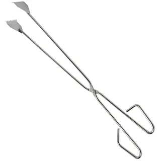Sauvic Grillzange 55 cm Edelstahl Silber