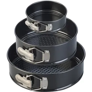 Rosenstein & Söhne Antihaft-Springformen 3er-Set Ø 12/17/21 cm