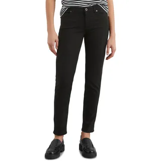Marc O'Polo Damen, Hose mit Stretch-Anteil slim fit schwarz, (Black), W25/L34 - 25W / 34L