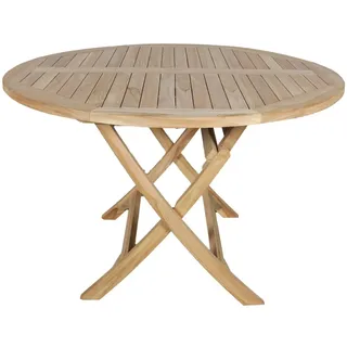 Strandkorb-King Teakholz Tisch SANANA 120cm