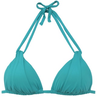 S.Oliver Triangel-Bikini-Top Damen türkis Gr.40 Cup A/B