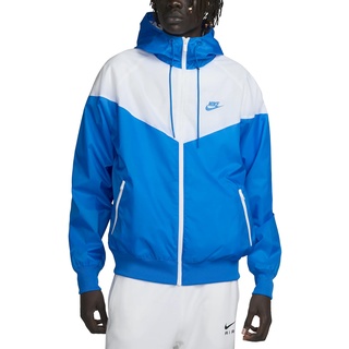 Nike DA0001-406 M NK WVN LND WR HD JKT Jacket Herren PHOTO BLUE/WHITE/PHOTO BLUE Größe L