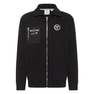 CARLO COLUCCI Sweatjacke Di Trocchio schwarz XL