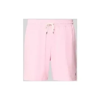 Badehose mit elastischem Bund, Rosa, XXL