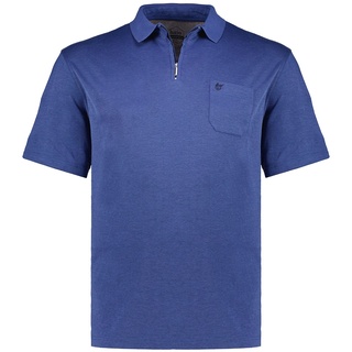 Hajo Poloshirt RV "Softknit" blau 4XL - Größe:4XL