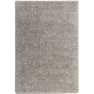 Steffensmeier Hochflorteppich, Silber, Textil, Uni, Quadratisch, 200x200 cm, Fasern thermofixiert (heatset), Teppiche & Böden, Teppiche, Hochflorteppiche & Shaggys