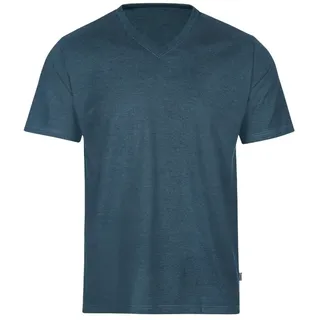 TRIGEMA V-Shirt DELUXE Blau S