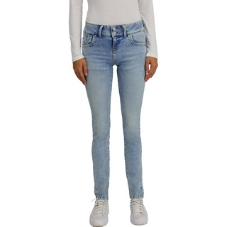 LTB Damen Jeans Molly M Super Slim Fit Super Slim Fit Ennio Wash 53689 Normaler Bund Reißverschluss W 25 L 32