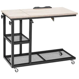 Costway Pflegetisch Beige Holz 64 x 11,5 cm