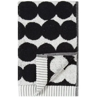 Marimekko - RÄSYMATTO Gästehandtuch - Handtuch klein - Baumwolle - schwarz/weiß - 30X50 cm