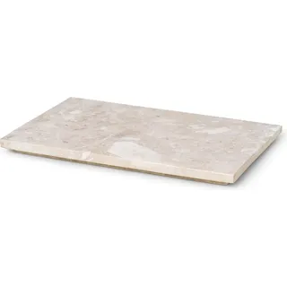Plant Box Tablett für Blumenkästen hell aus Marmor