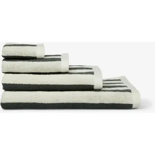 Marc O' Polo Handtuch Heritage Farbe Anthracite Größe 50x100