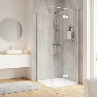 Schulte Garant 2.0 Duschtür rechts 90 x 200 cm Alu silber Klarglas