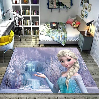 ZoikoM Carpet Studio Frozen Kinderteppich, Spielteppich für Schlafzimmer, Kinderzimmer & Spielzimmer, Waschbar, Einfach zu Säubern, rutschfest