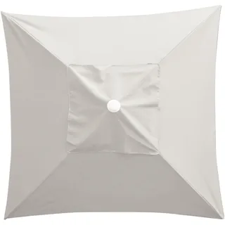 Wasserdichter Ersatzbezug Für Einen 2 X 2 M (6,6 X 6,6 Ft) Großen Quadratischen Sonnenschirm Mit 4 Streben, Beige Farbe.