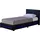 - LED Bett ASTRO - Dunkelgrau, 180 x 200 cm - Lattenrost I Polsterbett Design Bett inkl. Beleuchtung