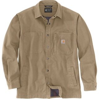 Carhartt Canvas-Fleece, Hemd/Jacke - Beige (Dkh) - M