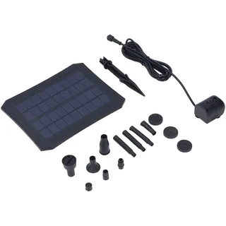 Solar-wasserpumpen-set Mit Led-beleuchtung Für Teich, Gartenbrunnen, Schwimmbad Oder Vogeltränke – 9 V, 2,5 W