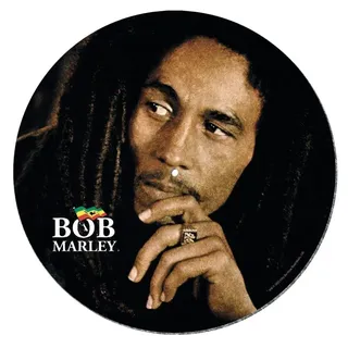 Pyramid International Bob Marley Plattenspieler-Rutschmatte zum Mixen, DJ-Kratzen und Heimhören, offizielles Design