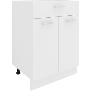 VCM Unterschrank/Frontblende Esilo (2 Türen/ 1 Schublade, weiß/weiß, Küchenschrank)
