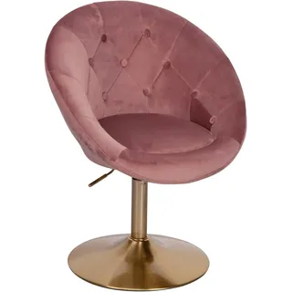 WOHNLING Loungesessel WL6.300 Samt rosa