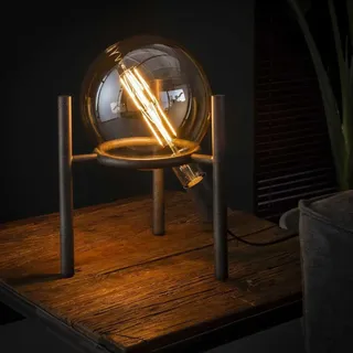 famlights Industrie Tischlampe Alisa vintage Metall Wohnzimmerlampe/Nachttischlampe Vintage Landhaus Industrial retro Schlafzimmer Wohnzimmer/Steampunk Tischleuchte/designer Stehlampe Tischlampe
