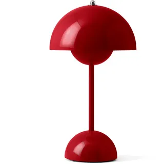 &Tradition - Flowerpot Akku Tischleuchte VP9, zinnoberrot