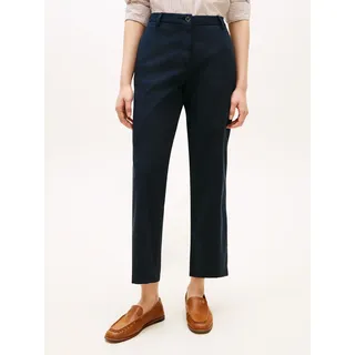 Tommy Hilfiger CO GMD Slim Straight Chinohose Schwarz 38