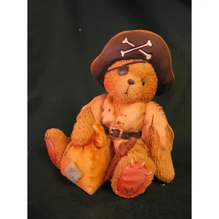 Enesco Cherished Teddies. Taylor Sail die Meere - Geburtstag, Brauner Teddybär aus Kunstharz, Garten-Figurine