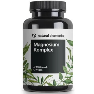 Natural Elements Magnesium Komplex 400 mg Kapseln 180 St.