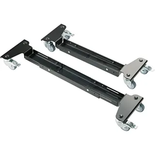 K&M 18806 Rollschlitten für Keyboardständer Schwarz