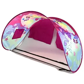 Best Direct® Betttunnel Sleepfun Tent® Bettzelt (1-St), Pop Up Zelt, mit Leselampe und Aufbewahrungstasche 70x200cm rosa