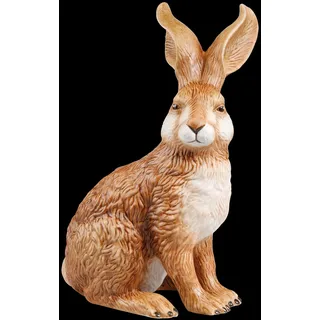 Goebel Ostern Figur Osterhase, Porzellan, braun, 10.5x8.5x15 cm