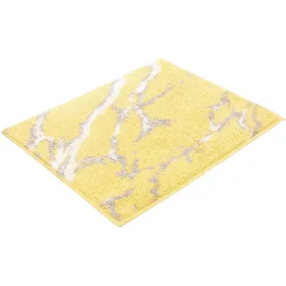 VOSSEN Badteppich Marble Gelb 60 x 50 cm