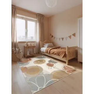 HANSE HOME Marigold Kinderteppich 120 x 170 cm Beige/Weiß