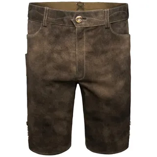 Spieth & Wensky Trachtenlederhose Pio Herren (1-tlg) Trachtenlederhose, Trachtenhose, Bayerische Lederhose, Oktoberfest braun 64