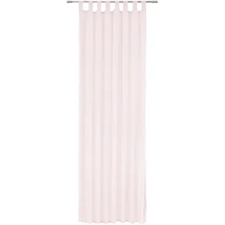 Schlaufenvorhang Hanna in Rosa, 2 Stk.