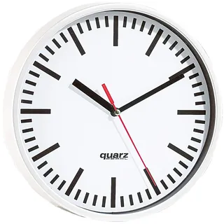 Pearl Quarz-Bahnhofsuhr 22,5 cm beige
