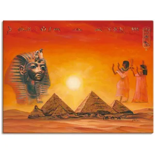 Wandbild »Ägyptische Impressionen«, Afrika, (1 St.), als Alubild, Outdoorbild, Leinwandbild, Poster, Wandaufkleber, 27815224-0 orange B/H: 60 cm x 45 cm