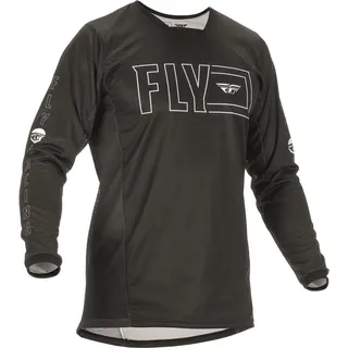 FLY RACING Jersey Kinetic Schwarz