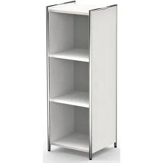 KERKMANN Regal Anbau-Sideboard / Raumteiler Artline BXHxT 410x1150x380mm 2 Böden weiß weiß