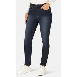 STOOKER WOMEN 5-Pocket-Jeans Milano Denim Basic Magic Shape Fit Jeans Casual Clean Wash Denim Jeans Magic Shape Effekt für Damen blau 40